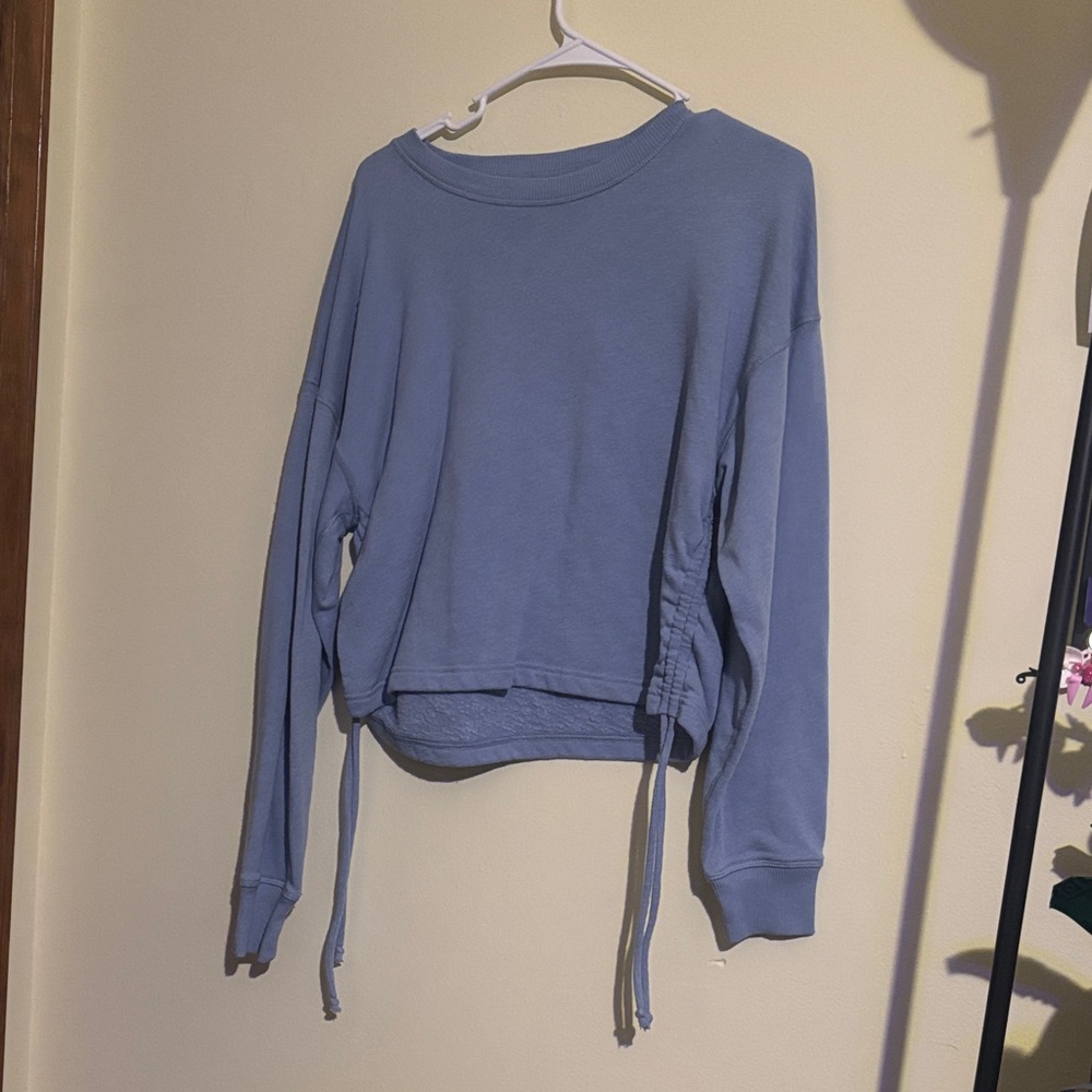 Blue Long-Sleeve Sweatshirt